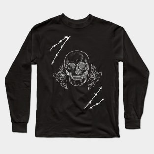 Skull and roses Long Sleeve T-Shirt